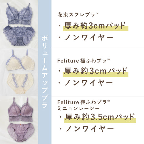 楽ちんノンワイヤーの盛りブラセット Ver.1【+1無料プレゼント対象外】