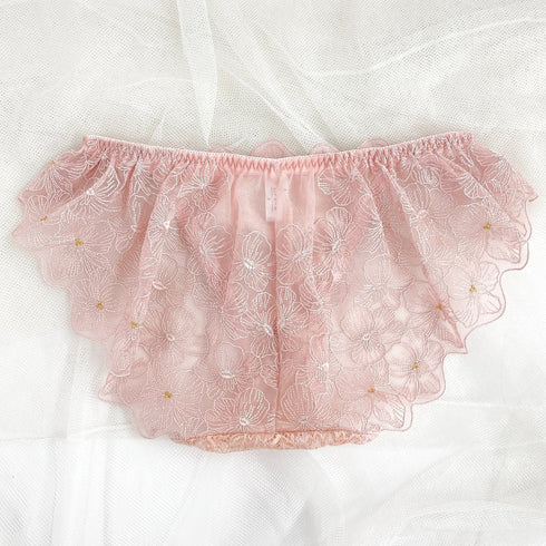 【BIGSALE】ふわっと盛れる 花束スフレブラ -ブラ&ショーツセット- 3set