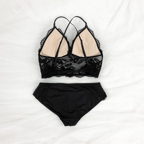 バックオープンリーフブラセット