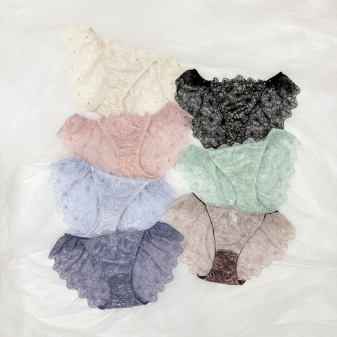 【新色追加】ふわっと盛れる 花束スフレブラ ショーツ単品