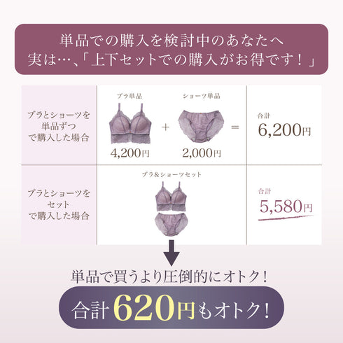 Feliture極ふわブラ ミニョンレーシー ショーツ単品