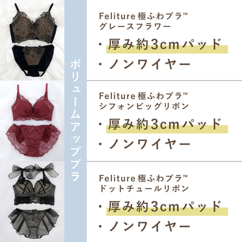 楽ちんノンワイヤーの盛りブラセット Ver.2