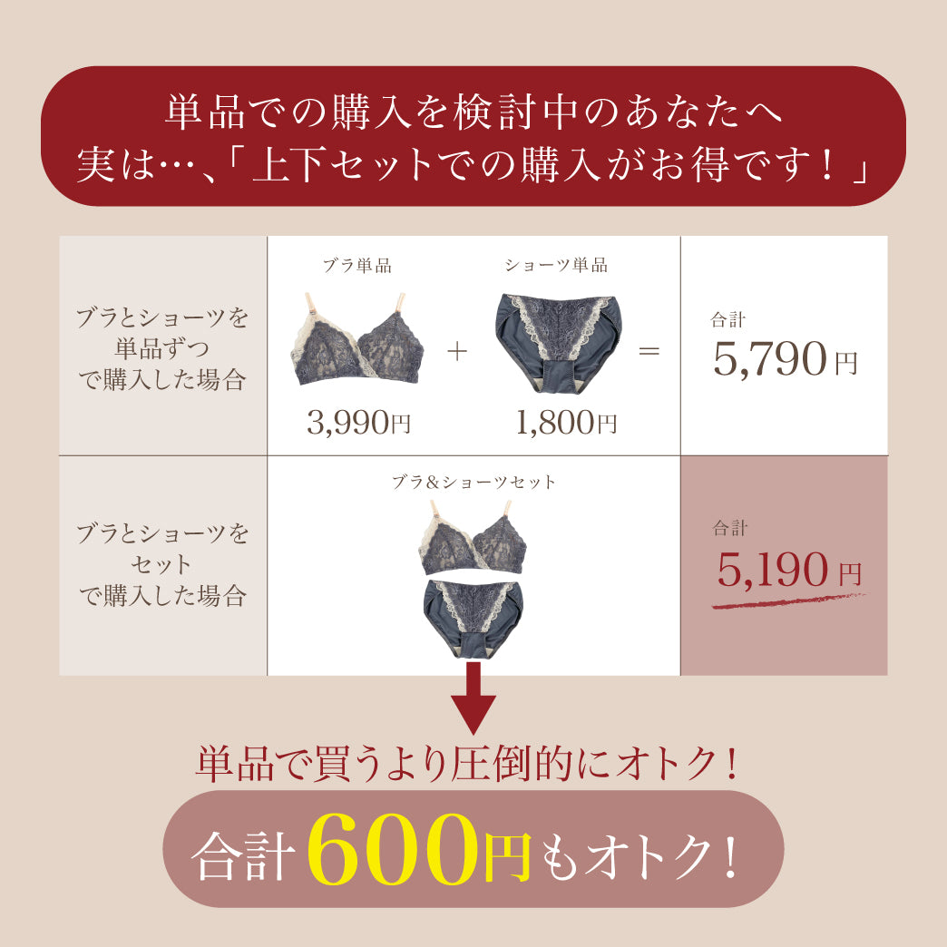 Feliture極ふわブラ ショーツ単品