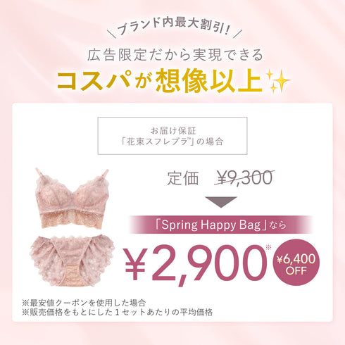 【Instagram/Youtube限定】Spring Happy Bag -5set-【+1無料プレゼント対象外】