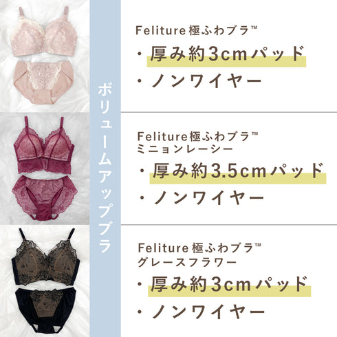 【Instagram限定】極ふわブラComplete Set -3set-【お楽しみ抽選会特典対象外】