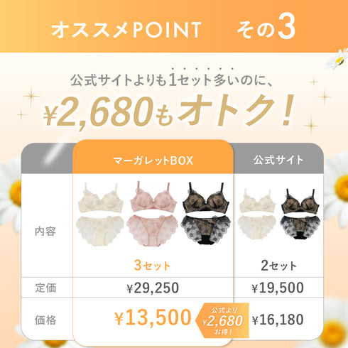 【Instagram限定】マーガレットBOX【+1無料プレゼント対象外】
