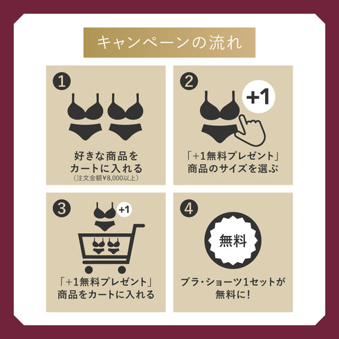 【お楽しみ抽選会A賞】ベストランジェリー+1無料プレゼント