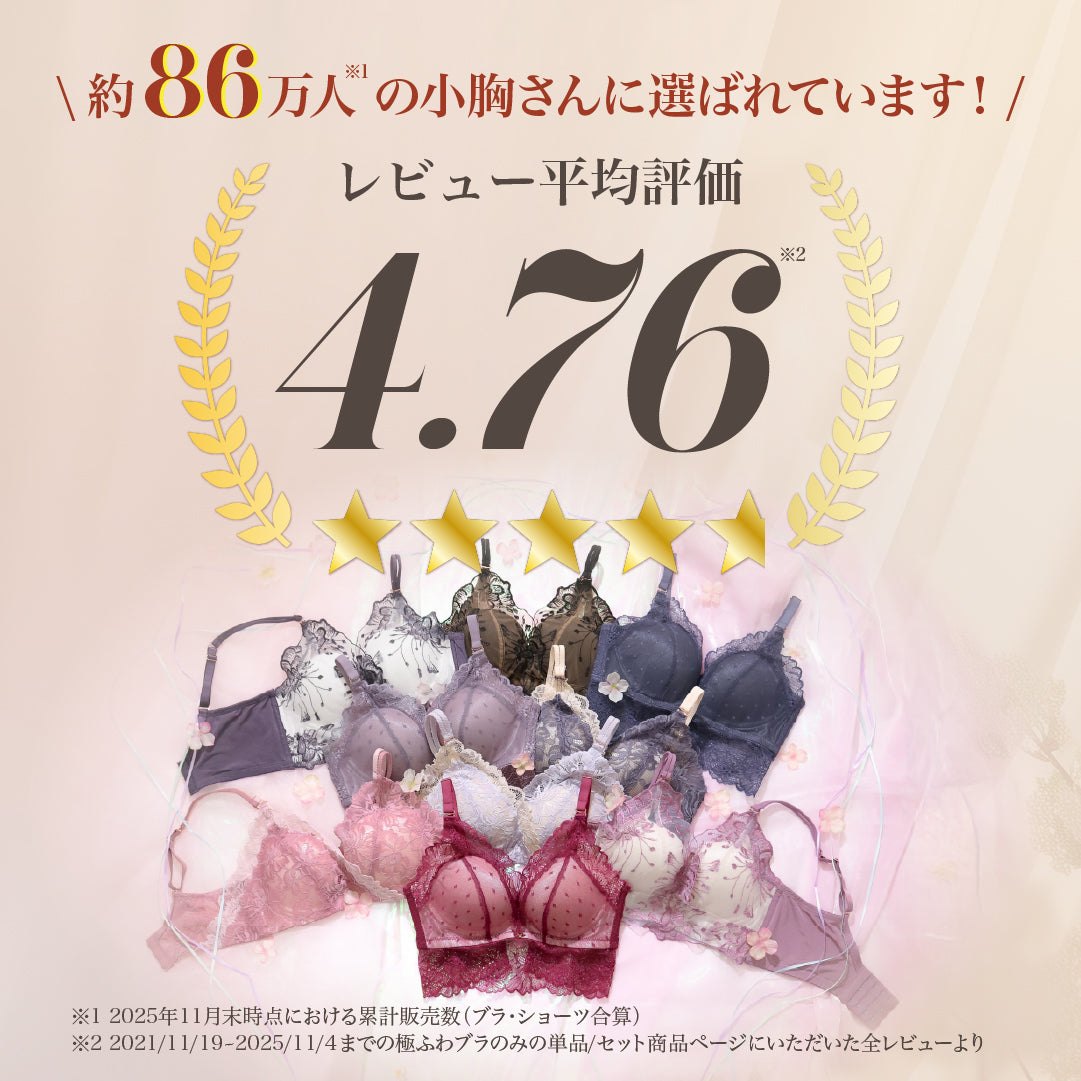 新色発売】Feliture極ふわブラ ミニョンレーシー -ブラ単品-