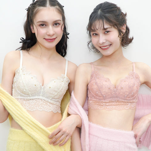 【新色追加】ふわっと盛れる 花束スフレブラ ブラ単品