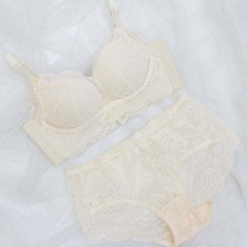 【新作】セラフィーヌレースリボンブラセット