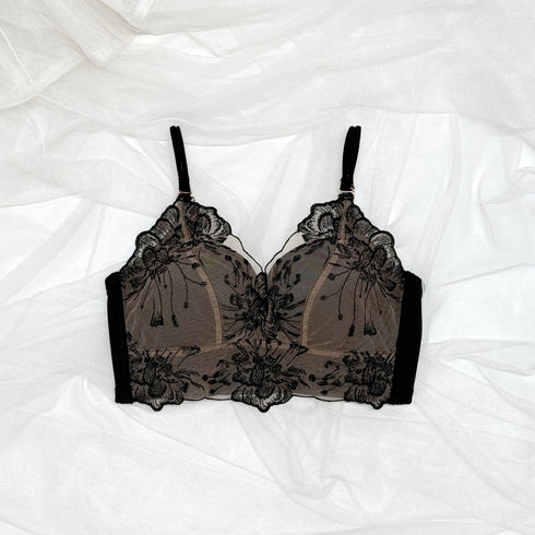 Feliture極ふわブラ グレースフラワー -ブラ&ショーツセット- 2set