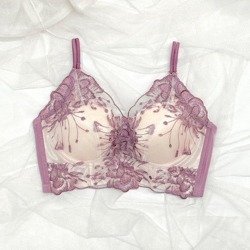 Feliture極ふわブラ グレースフラワー -ブラ&ショーツセット-
