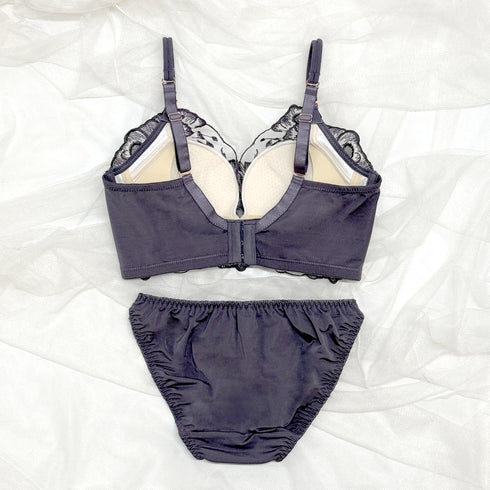Feliture極ふわブラ グレースフラワー -ブラ&ショーツセット-