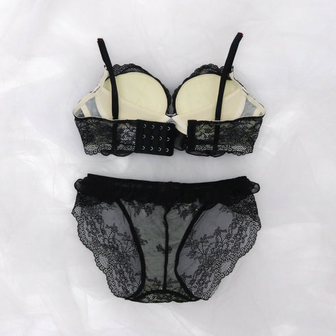 【BIG SALE】くぎづけ谷間ブラ ミラージュブーケ -ブラ&ショーツセット- 3set