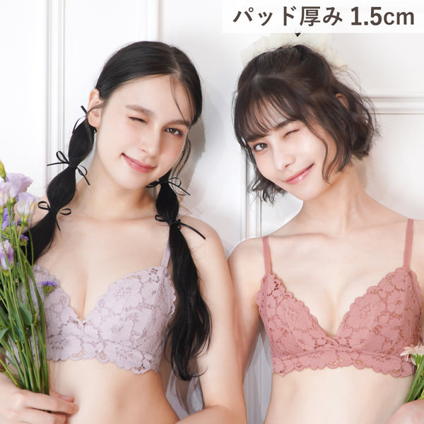 ナチュラルレーシーフラワーブラセット