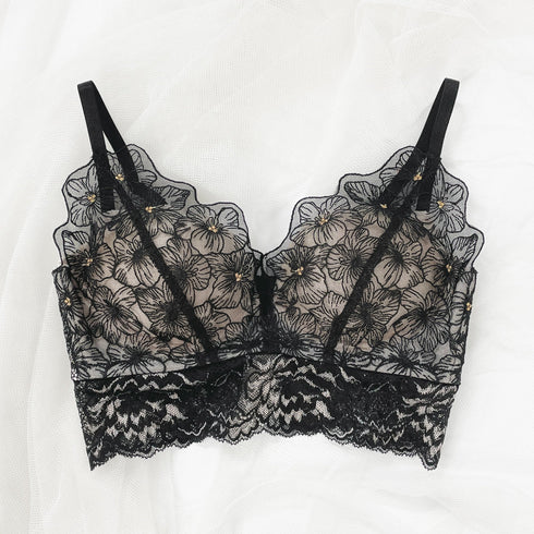 【新色追加】ふわっと盛れる 花束スフレブラ ブラ単品