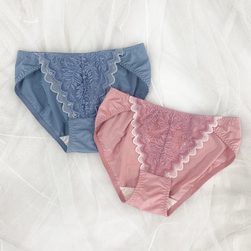 【グラマーサイズ】Feliture極ふわブラ -Leafブラ&ショーツセット- 2Set