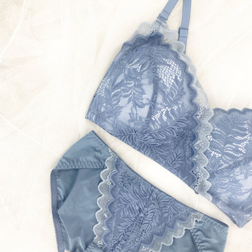 【グラマーサイズ】Feliture極ふわブラ -Leafブラ&ショーツセット- 2Set