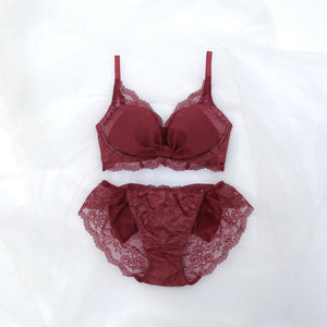 【新発売】Feliture極ふわブラ シフォンビッグリボン -ブラ＆ショーツセット-