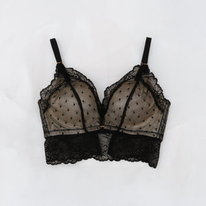 【新色発売】Feliture極ふわブラ   ミニョンレーシー -ブラ＆ショーツセット-