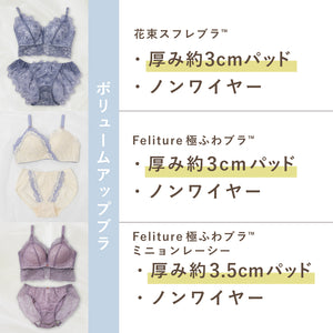 楽ちんノンワイヤーの盛りブラセット Ver.1【+1無料プレゼント対象外】
