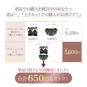【新発売】Feliture極ふわブラ ドットチュールリボン -ショーツ単品-