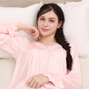 ブーケ柄ふわとろルームウェアセット