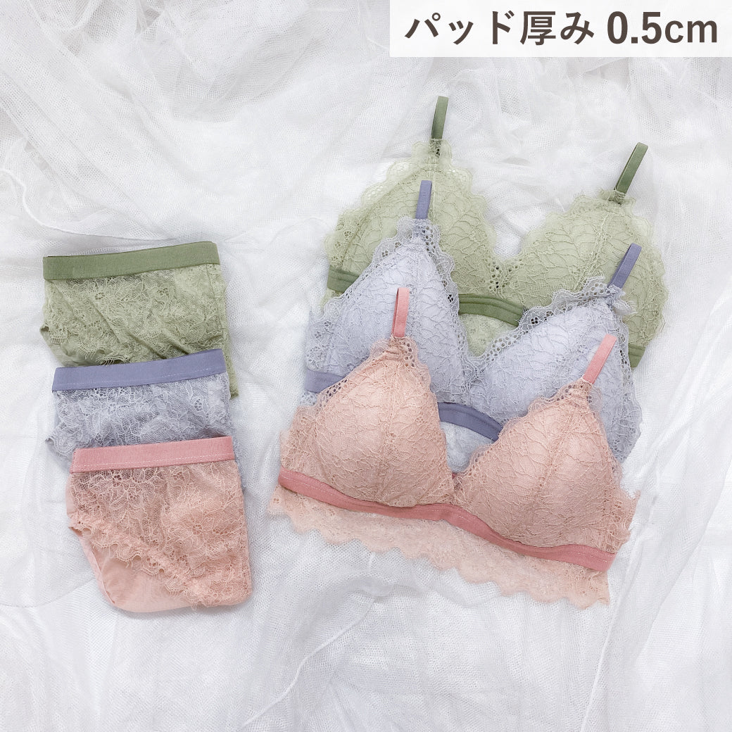 Feliture ブラジャーショーツセット ２点 Feliture極ふわブラ -ブラ＆ショーツセット- 2set