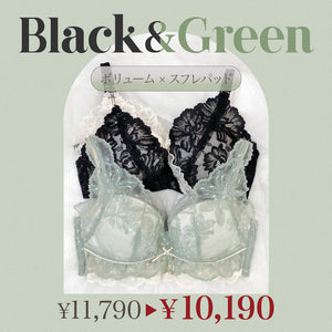 【新発売】小胸さんスタートアップセット - Black × Green -