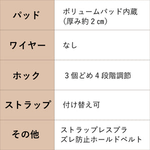 【ストラップレスOK】2wayドレッシーレースブラセット